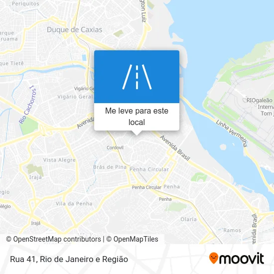 Rua 41 mapa
