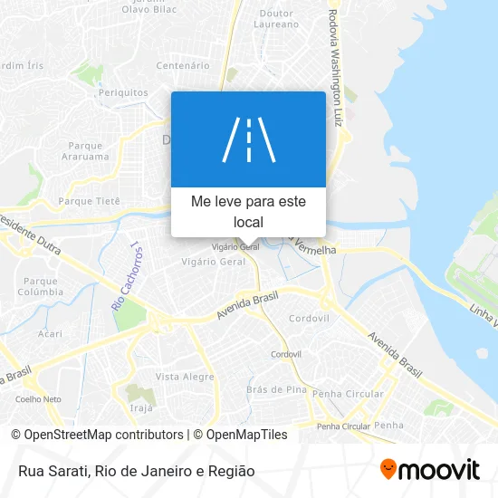 Rua Sarati mapa