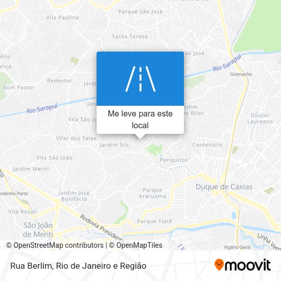 Rua Berlim mapa