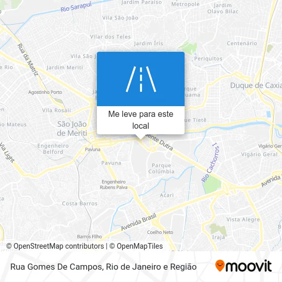 Rua Gomes De Campos mapa