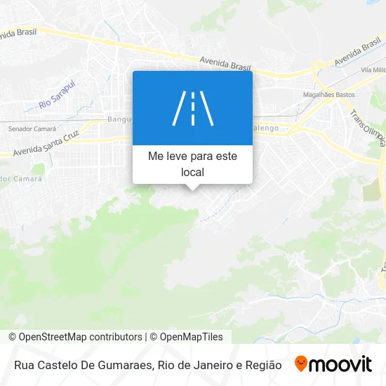 Rua Castelo De Gumaraes mapa