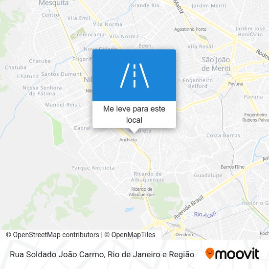Rua Soldado João Carmo mapa