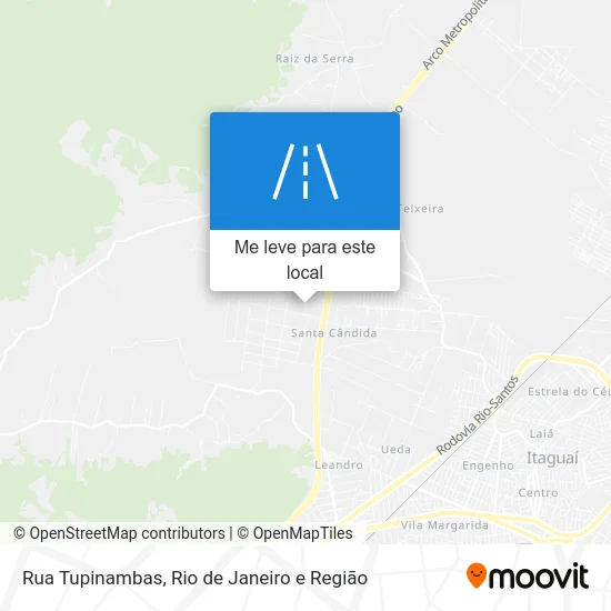 Rua Tupinambas mapa