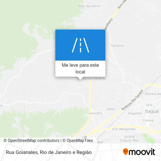 Rua Goianales mapa