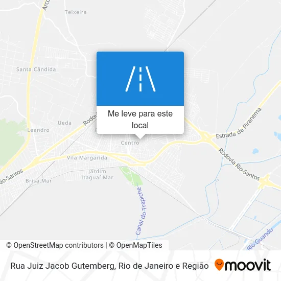 Rua Juiz Jacob Gutemberg mapa