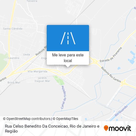 Rua Celso Benedito Da Conceicao mapa