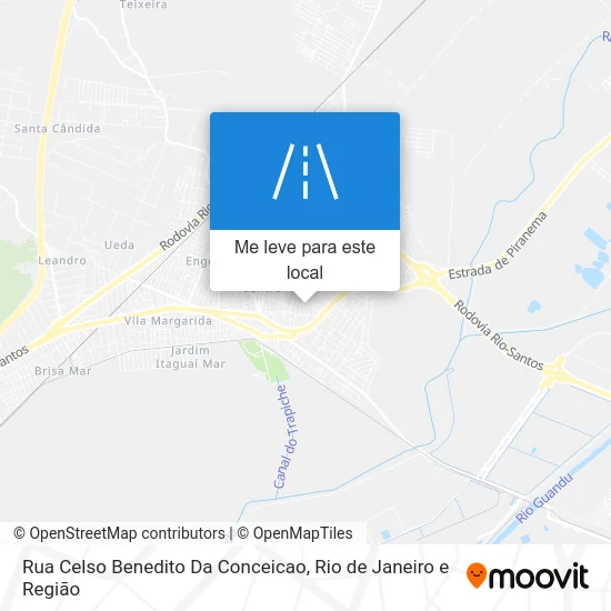 Rua Celso Benedito Da Conceicao mapa