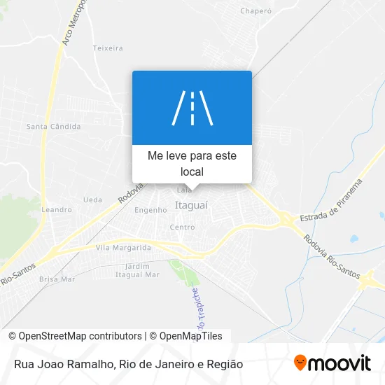 Rua Joao Ramalho mapa