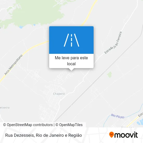 Rua Dezesseis mapa