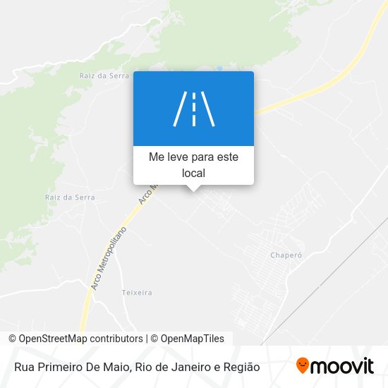 Rua Primeiro De Maio mapa