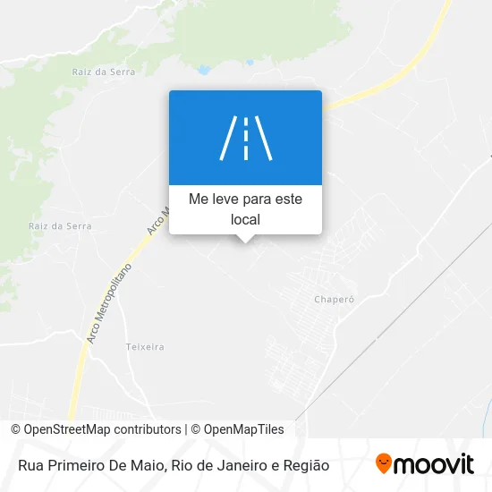 Rua Primeiro De Maio mapa