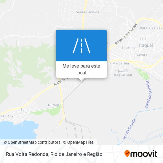 Rua Volta Redonda mapa