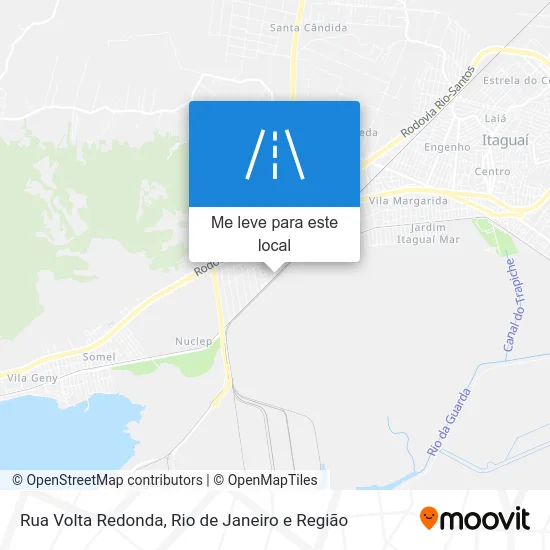 Rua Volta Redonda mapa