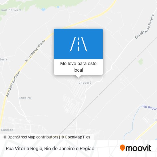 Rua Vitória Régia mapa