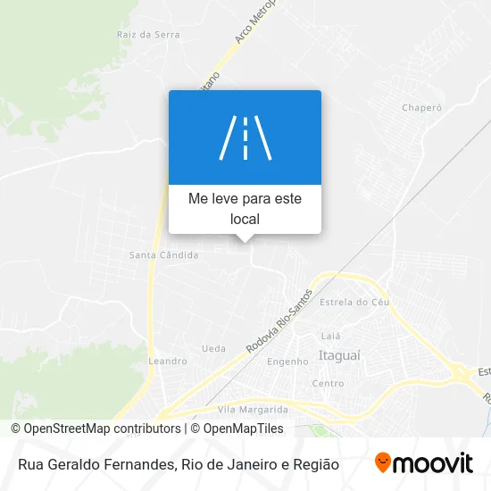 Rua Geraldo Fernandes mapa