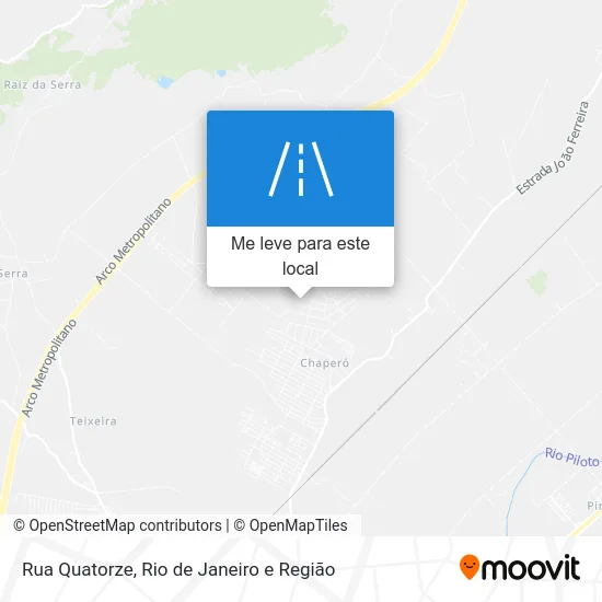 Rua Quatorze mapa