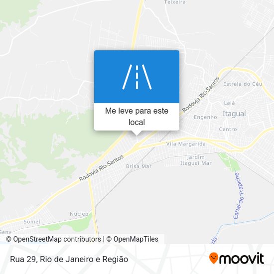 Rua 29 mapa