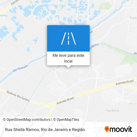 Rua Sheila Ramos mapa