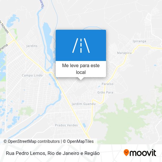 Rua Pedro Lemos mapa
