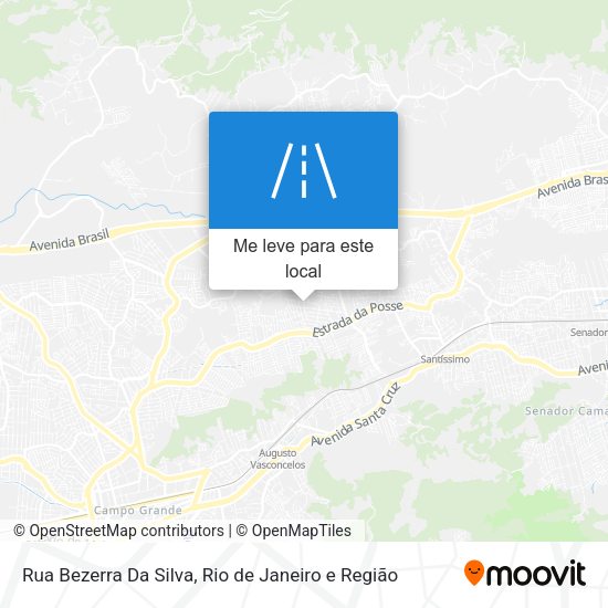 Rua Bezerra Da Silva mapa