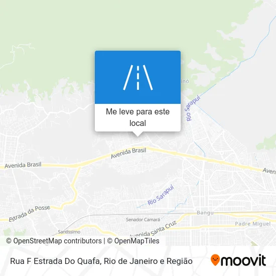 Rua F Estrada Do Quafa mapa