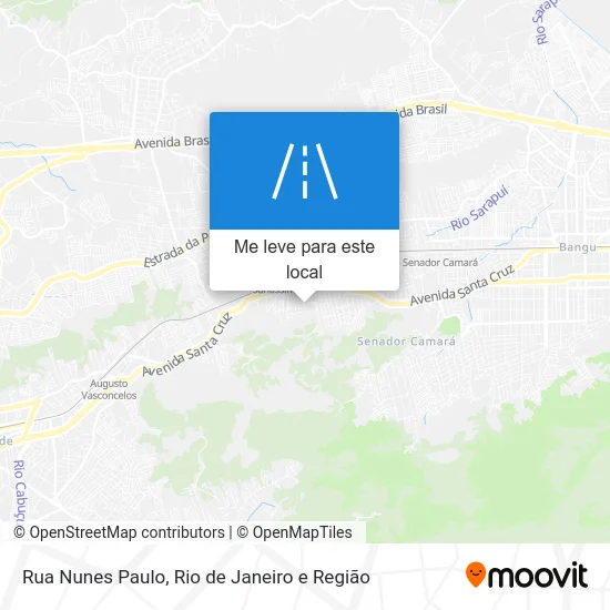 Rua Nunes Paulo mapa