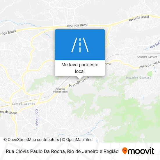 Rua Clóvis Paulo Da Rocha mapa
