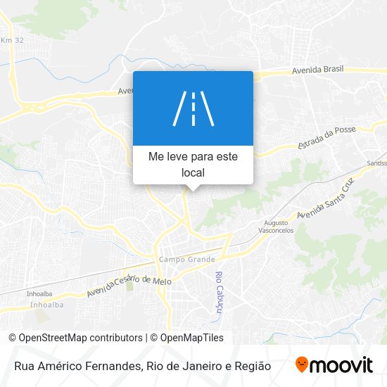 Rua Américo Fernandes mapa