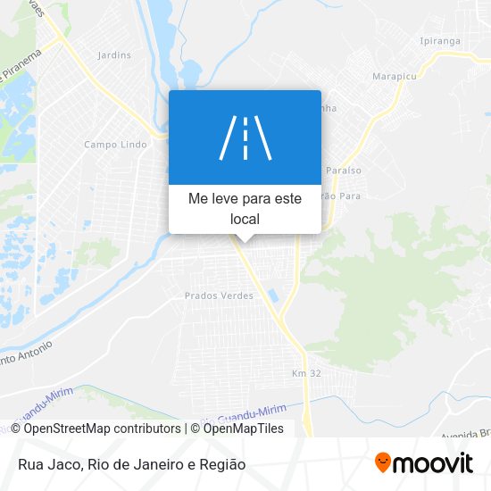 Rua Jaco mapa
