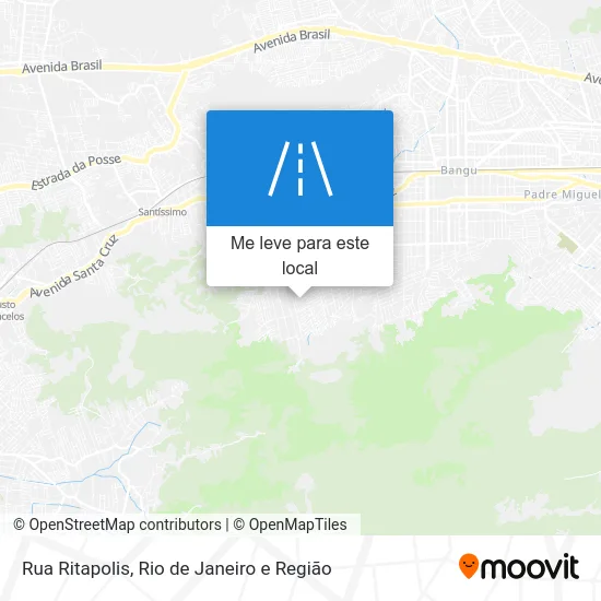 Rua Ritapolis mapa