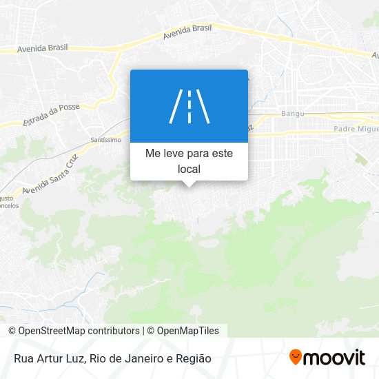 Rua Artur Luz mapa