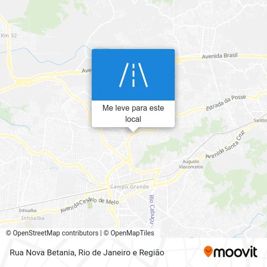 Rua Nova Betania mapa