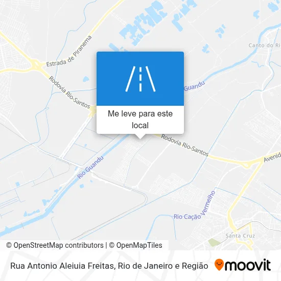 Rua Antonio Aleiuia Freitas mapa