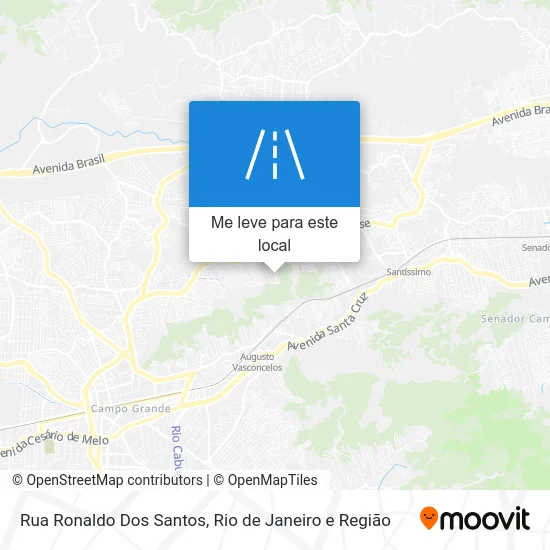 Rua Ronaldo Dos Santos mapa
