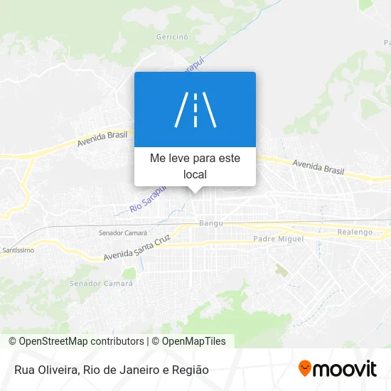 Rua Oliveira mapa