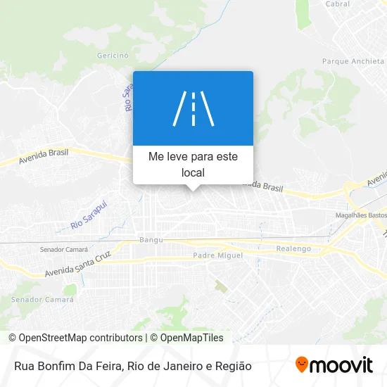 Rua Bonfim Da Feira mapa