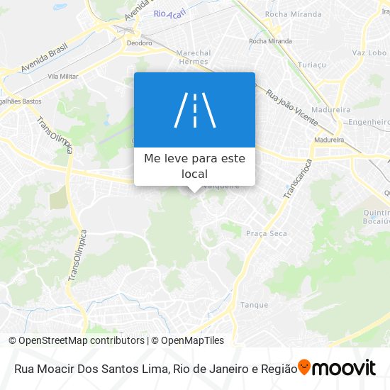 Rua Moacir Dos Santos Lima mapa