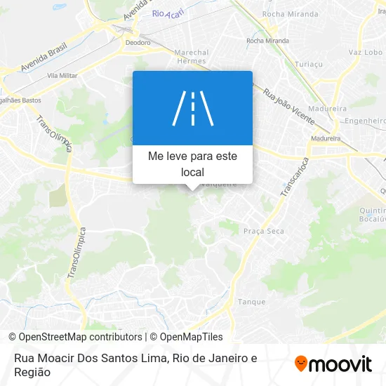 Rua Moacir Dos Santos Lima mapa