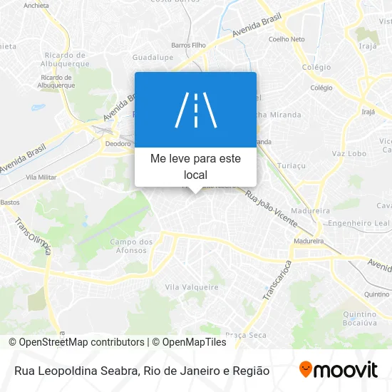 Rua Leopoldina Seabra mapa