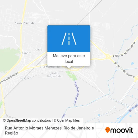 Rua Antonio Moraes Menezes mapa