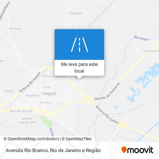 Avenida Rio Branco mapa