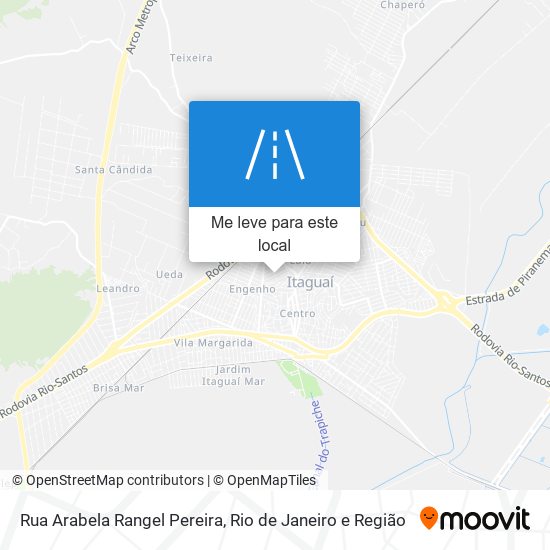 Rua Arabela Rangel Pereira mapa