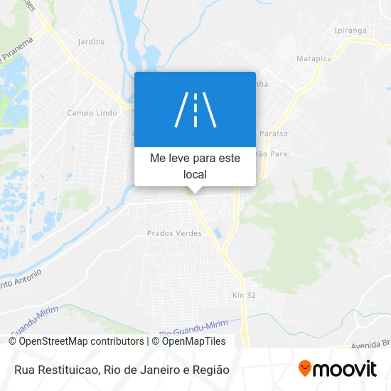 Rua Restituicao mapa