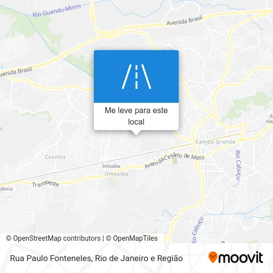 Rua Paulo Fonteneles mapa