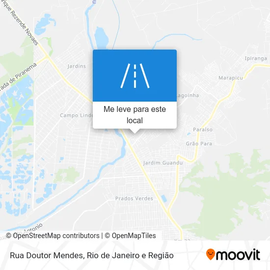 Rua Doutor Mendes mapa