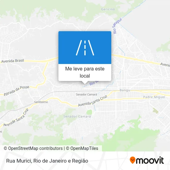 Rua Murici mapa
