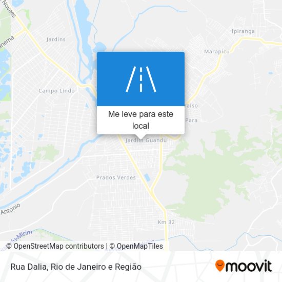 Rua Dalia mapa