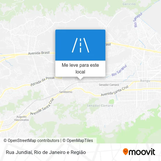 Rua Jundiaí mapa