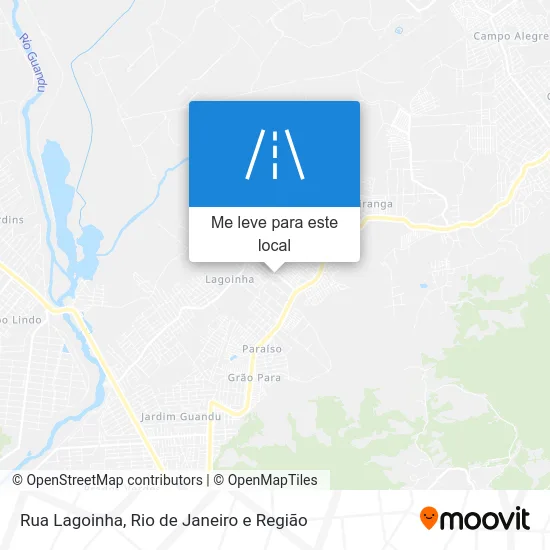 Rua Lagoinha mapa