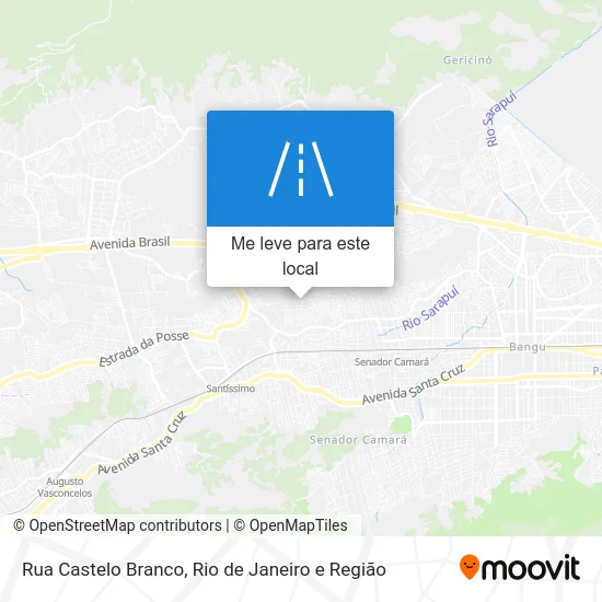 Rua Castelo Branco mapa